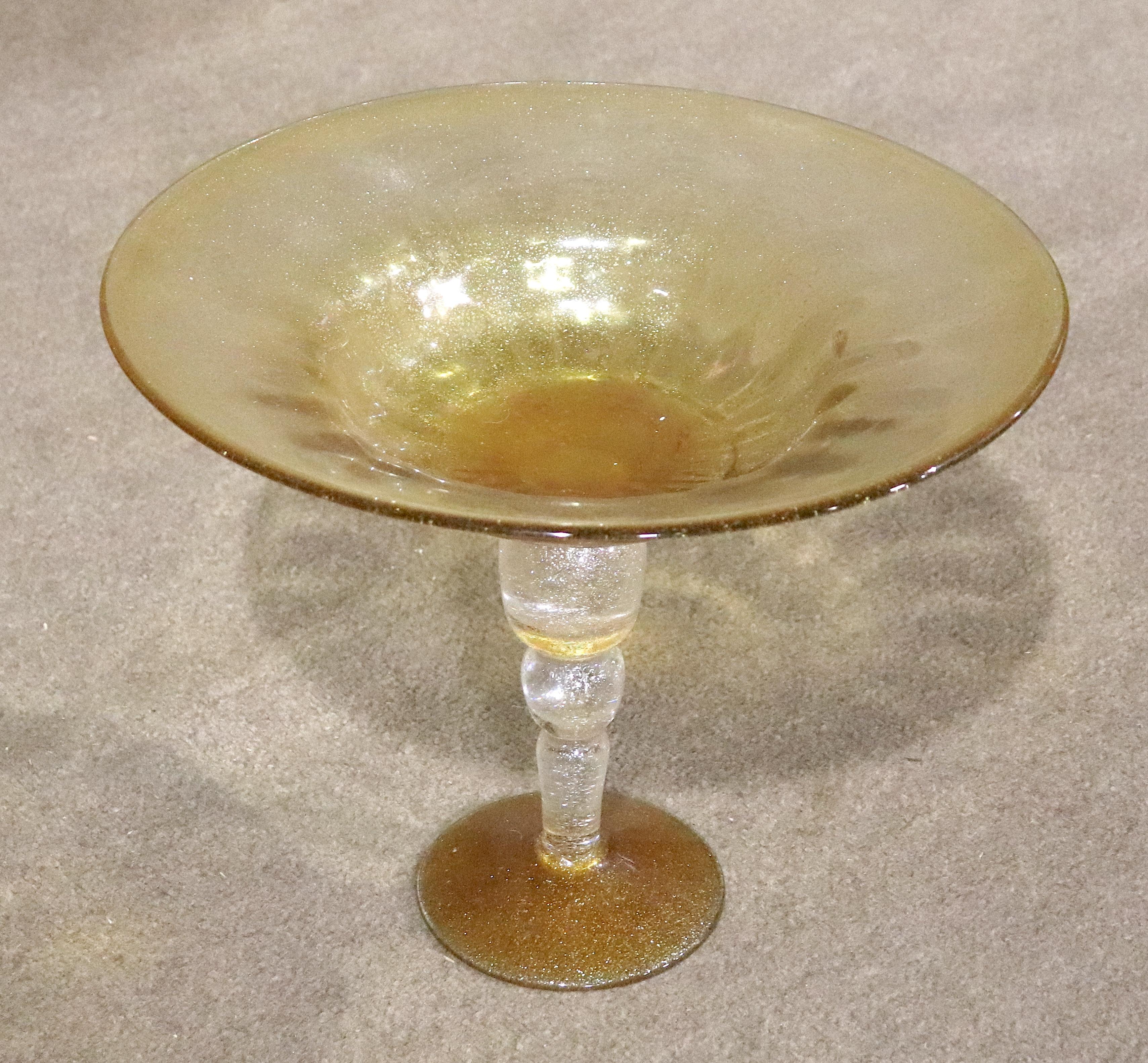20th Century Large Murano Style Centerpiece Bowl For Sale