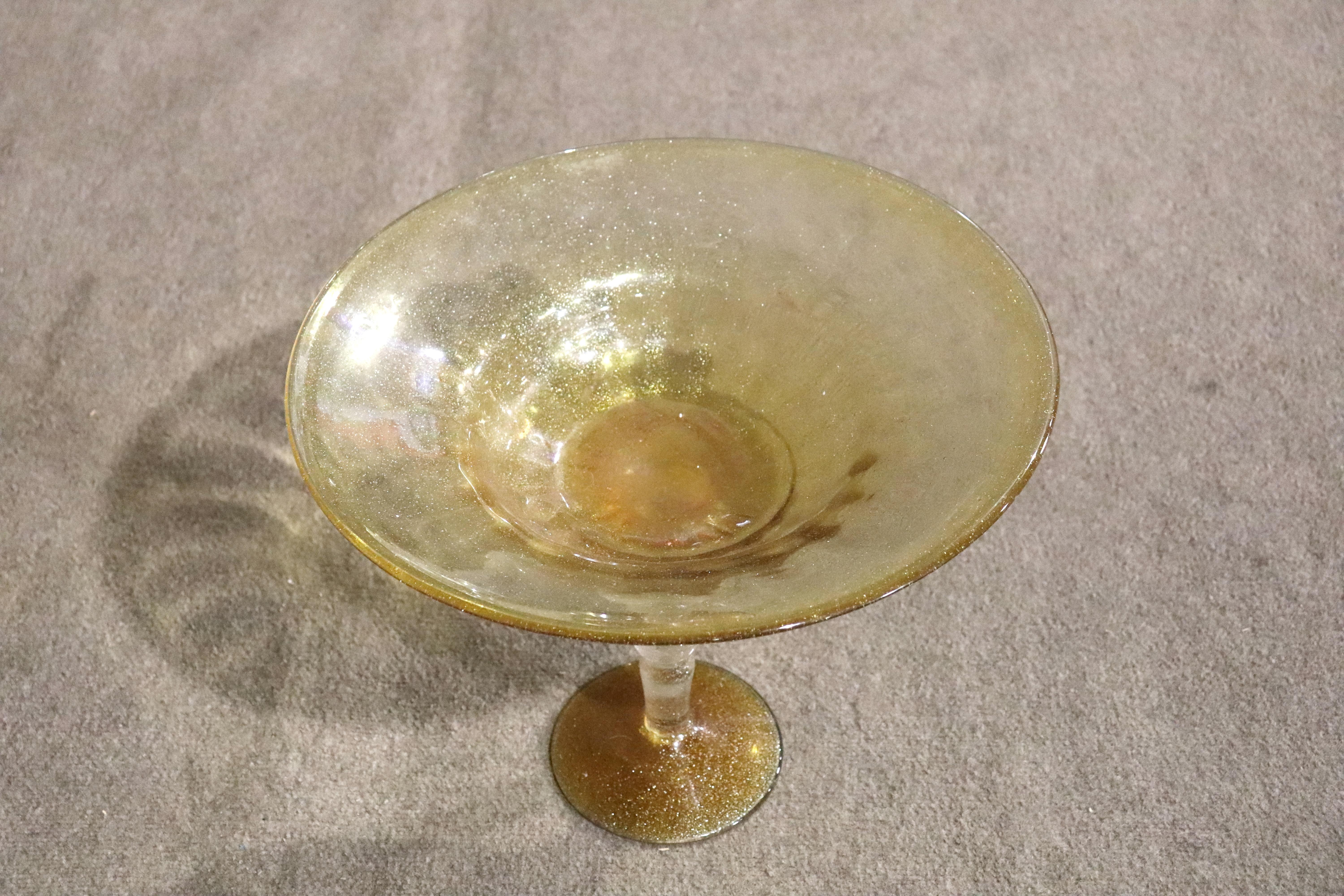 Vetro Ciotola da centrotavola grande in stile Murano in vendita