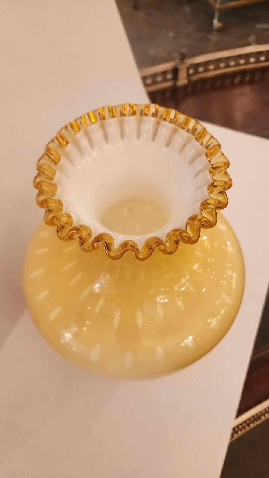 Cotto in fornace Vaso grande in vetro di Murano in vendita