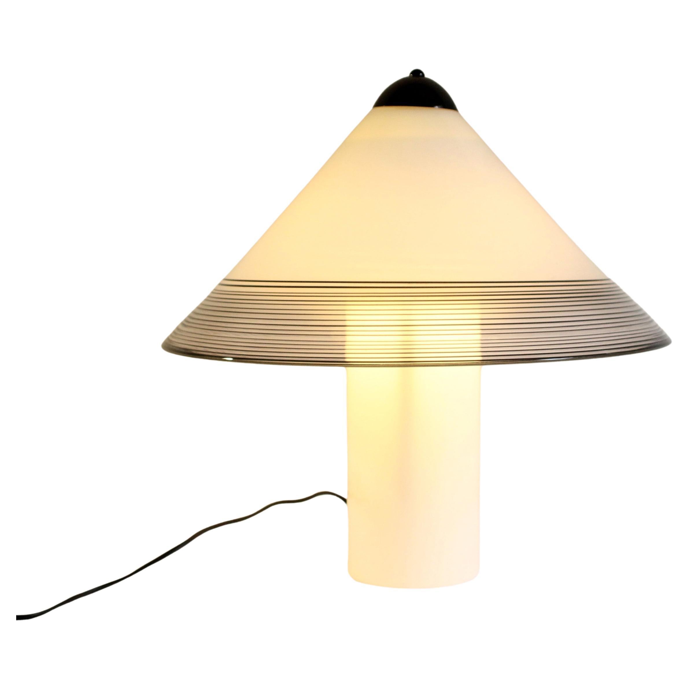 Large Murano table lamp by "iTRE" Murano (51Hx51cm) 1970s. Mid-century modern For Sale