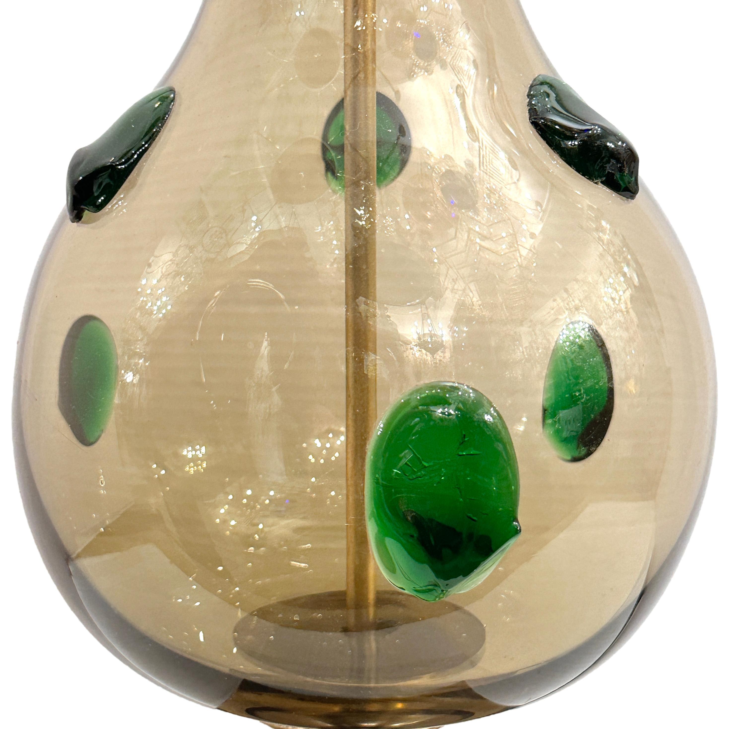 Large Murano Table Lamp In Good Condition For Sale In New York, NY