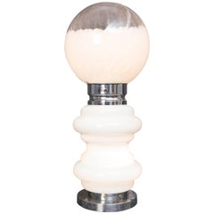 Large Murano Table Lamp from the 1960s Large Murano Table Lamp from the 1960s