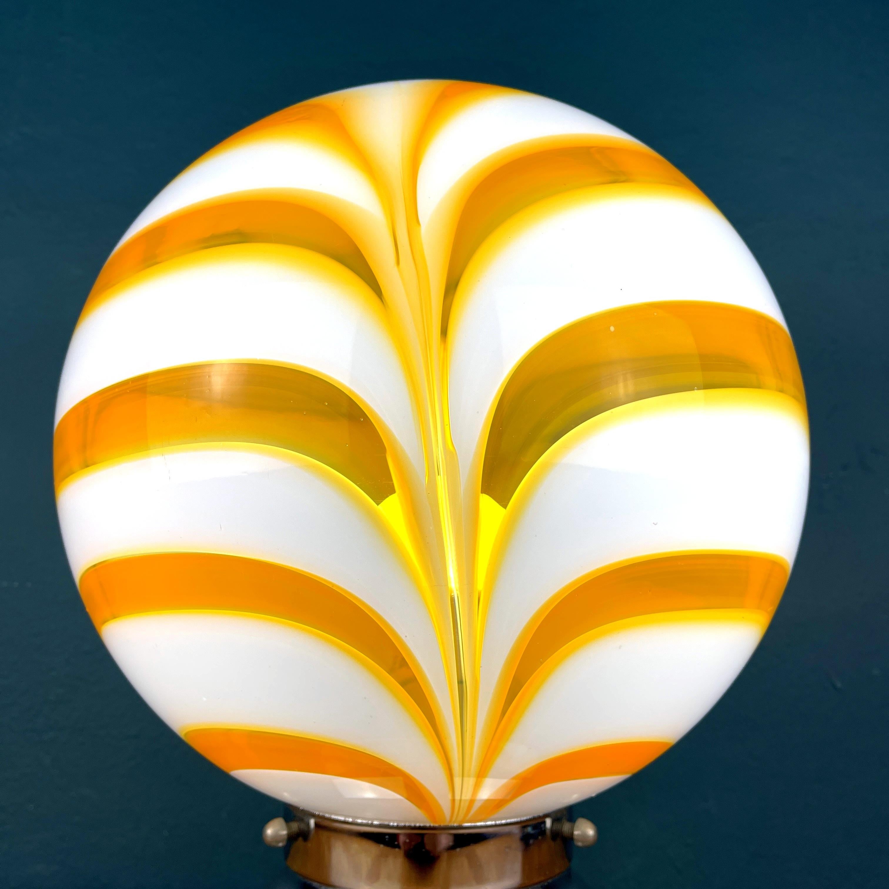 Large Murano Table Lamp Italy 1980s 4
