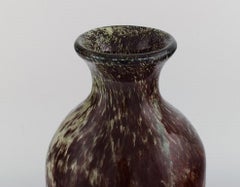 Large Murano Vase in Mouth Blown Art Glass, 1960s