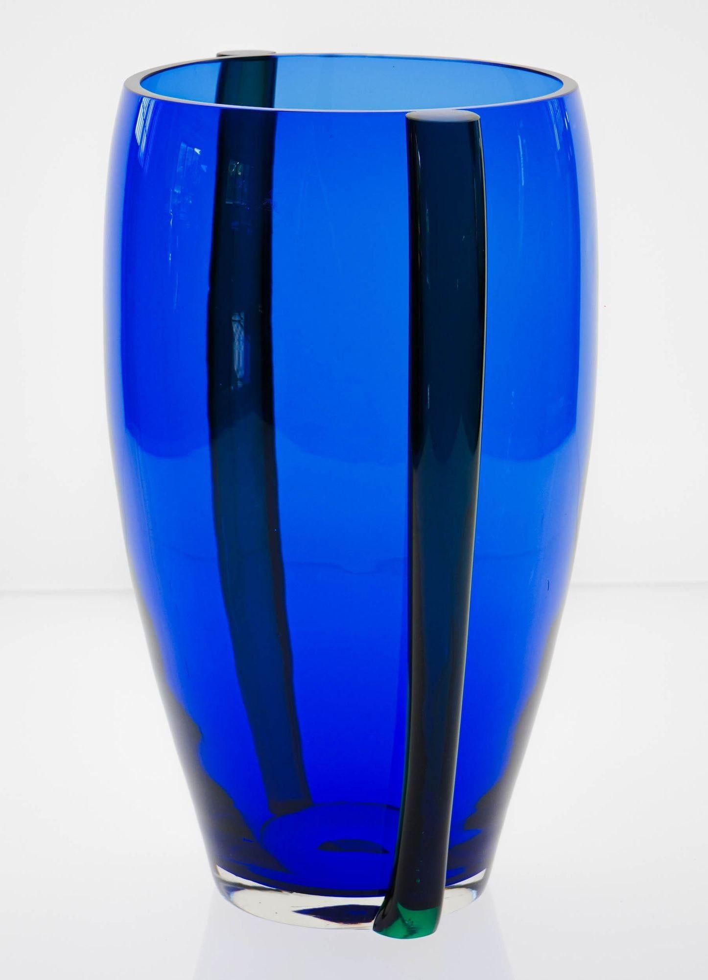 Mid-Century Modern Large Murano Vase or Ice Bucket from LIP Murano design Marcello Furlan For Sale