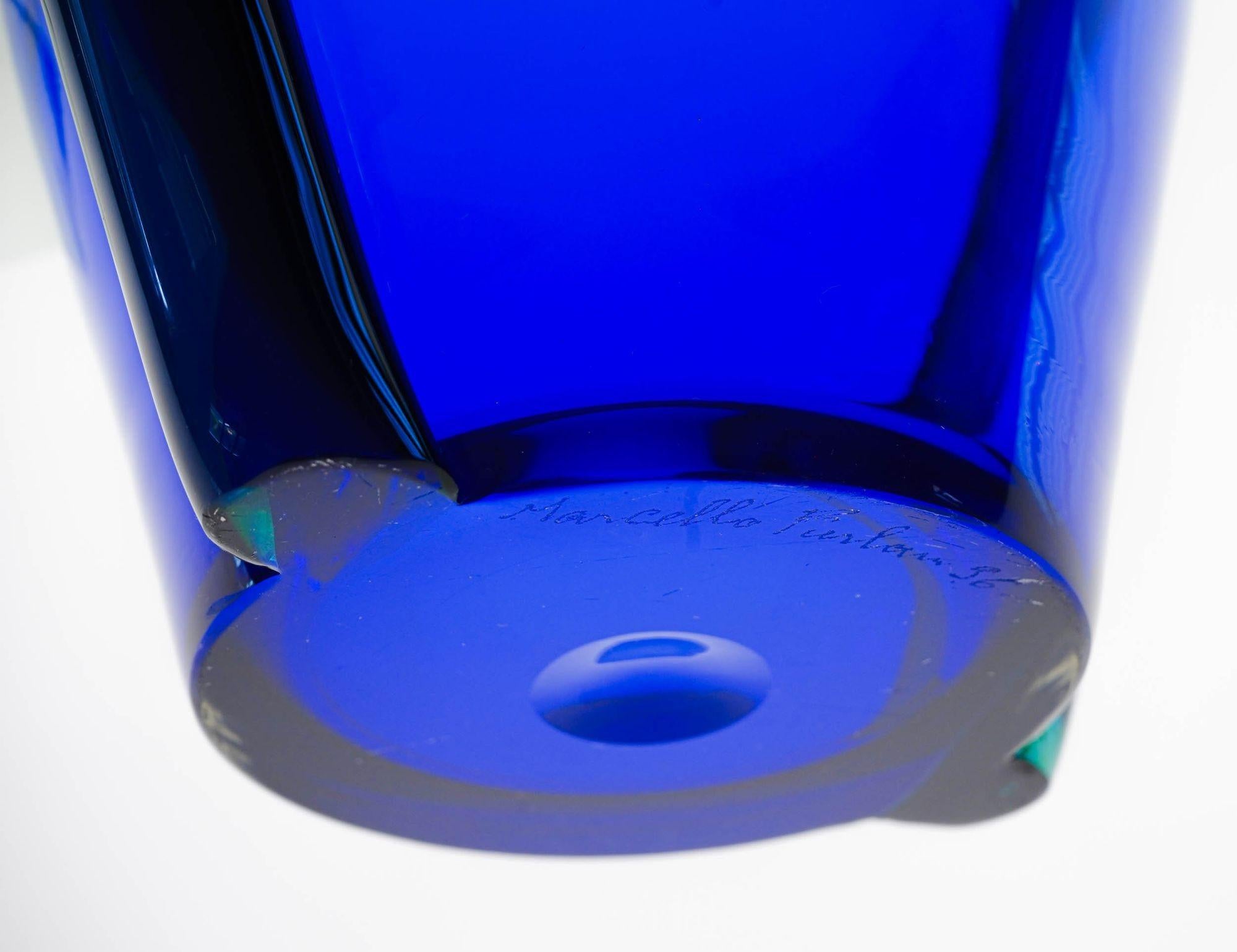 20th Century Large Murano Vase or Ice Bucket from LIP Murano design Marcello Furlan For Sale