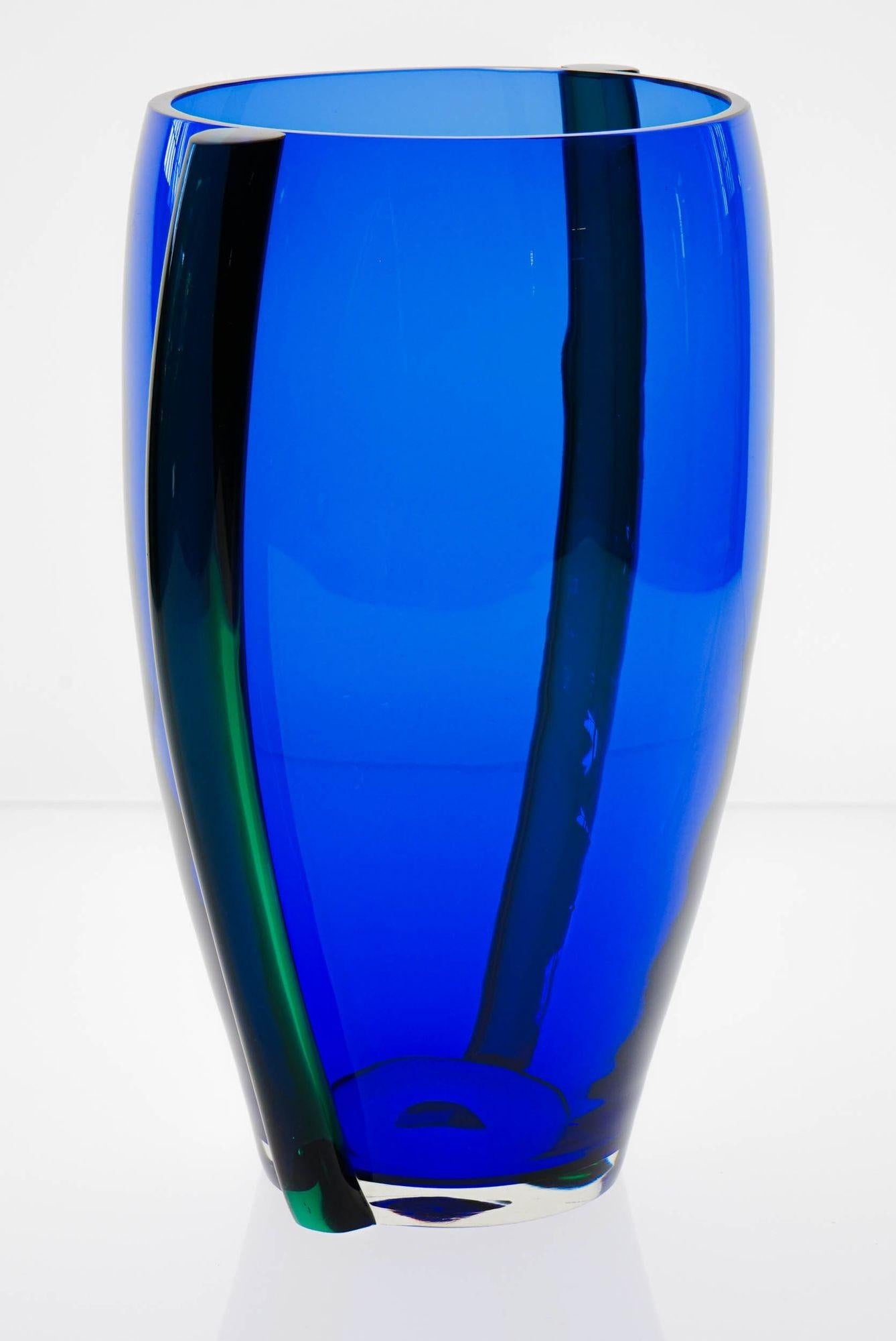 Large Murano Vase or Ice Bucket from LIP Murano design Marcello Furlan For Sale 1