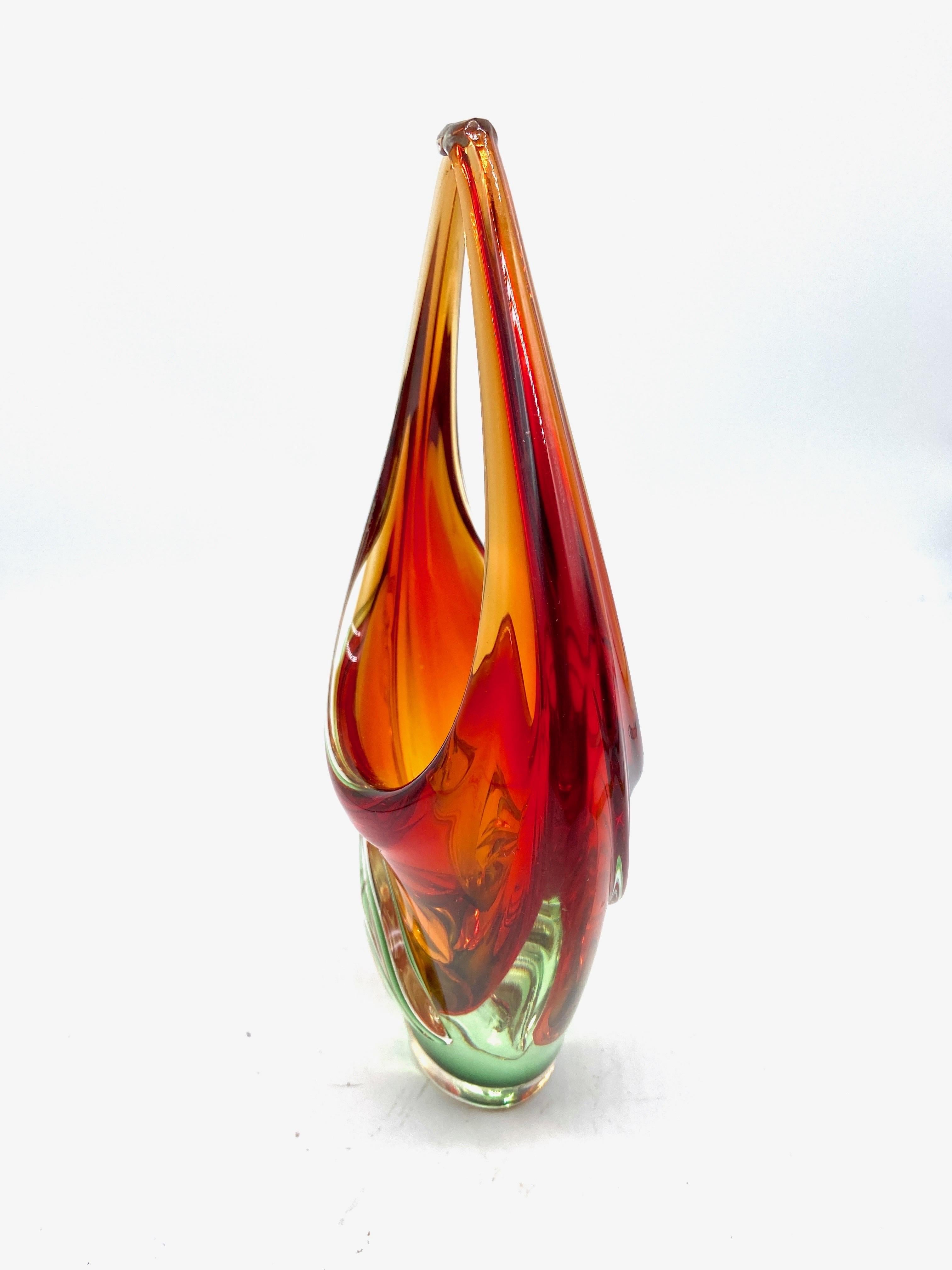 Mid-Century Modern Large Murano Vessel, 1950’s For Sale