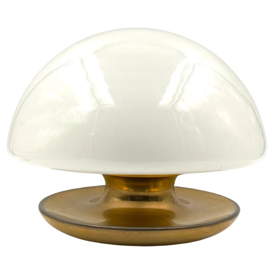 Large mushroom mod. VP table lamp, Balli and Ballardini, Sirrah, 1970s For Sale