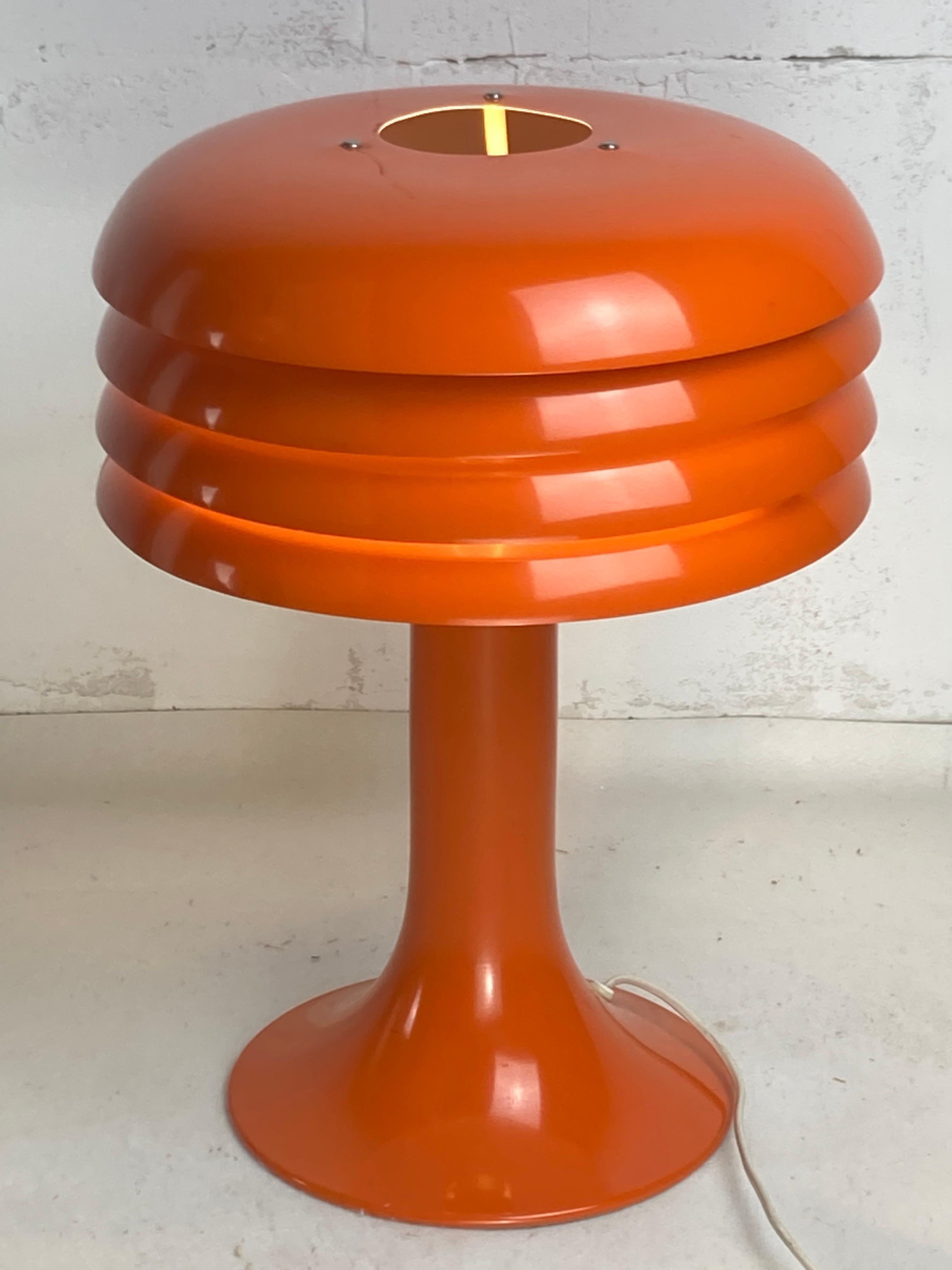 Grande lampe de table champignon de Hans Agne Jakobsson modèle BN26, Suède, années 1960 en vente 5
