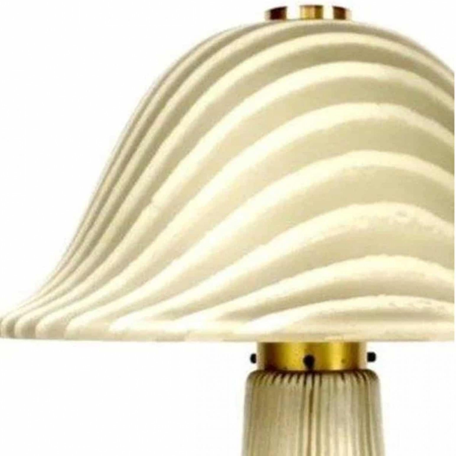 Large Mushroom Table Lamp by Peill Putzler, 1970s Alemán en venta