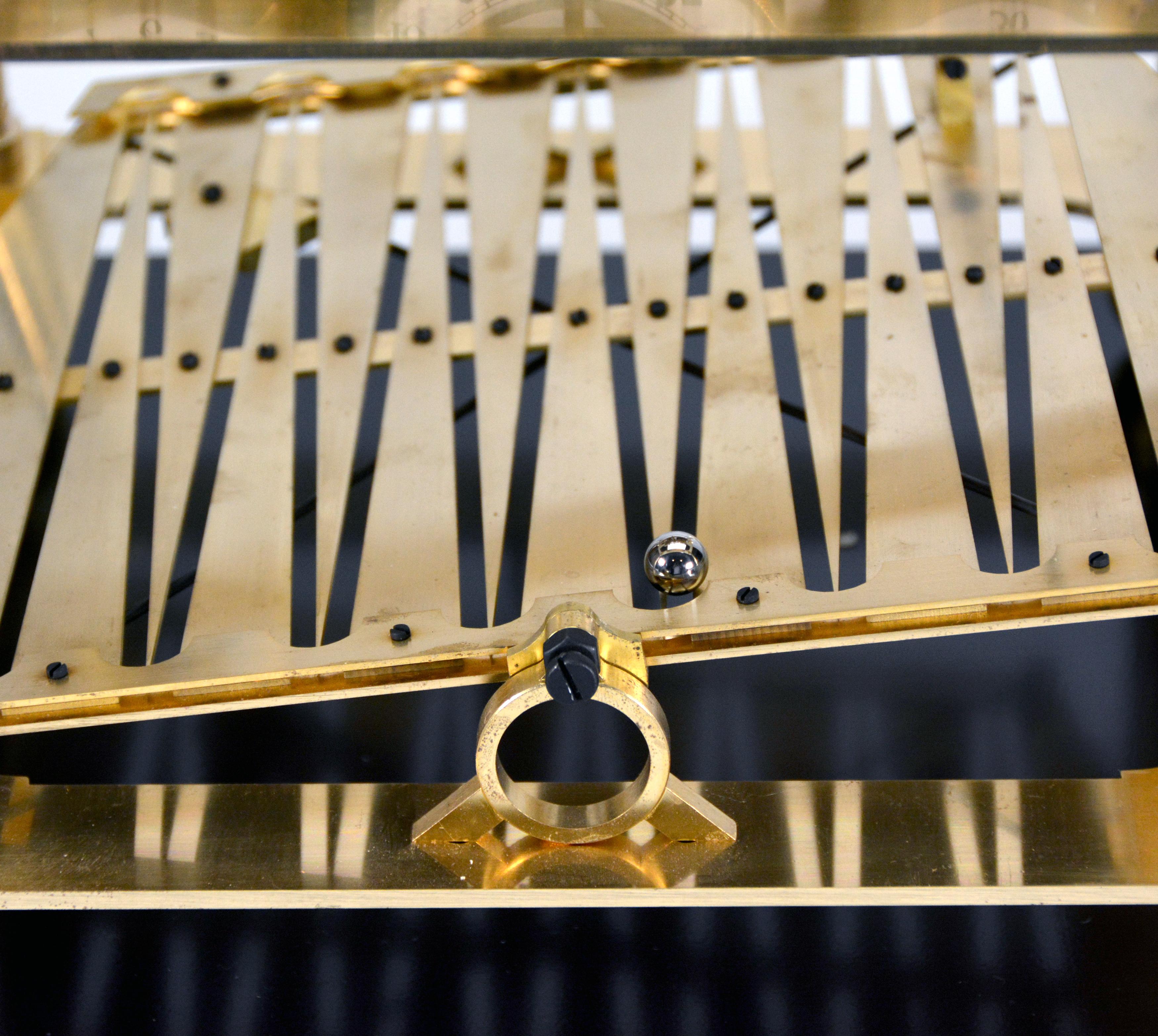 Large Mystery 8 DAY Fusee Chain English Congreve Rolling Ball Clock For Sale 15