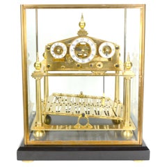 Grande Mistero 8 GIORNI Fusee a catena Inglese Congreve Rolling Ball Clock