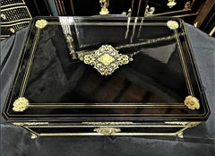 Large Napoleon III Boulle Marquetry Box, France, 19th Century
