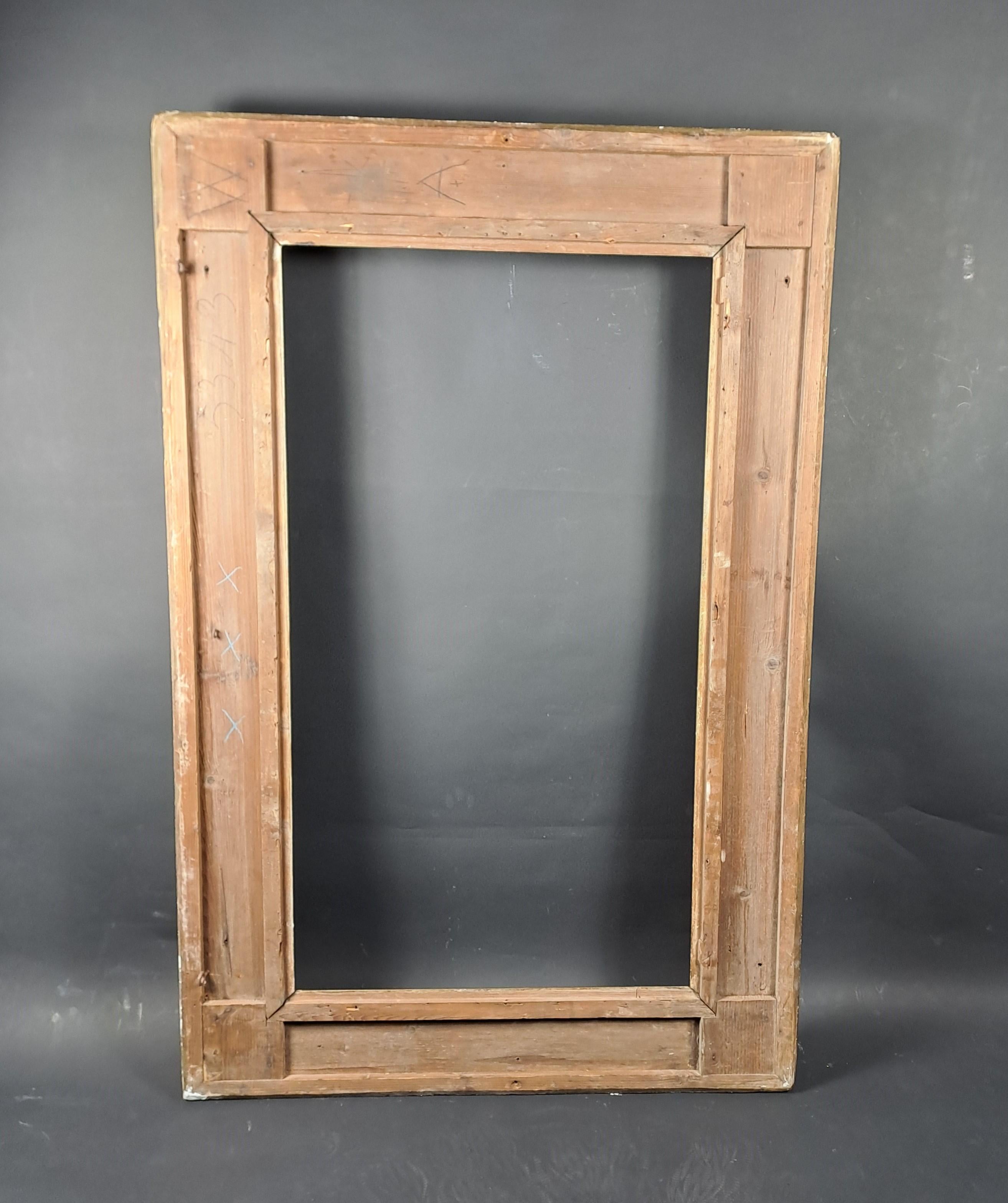 Gran marco Napoleón III de madera y estuco dorado en venta 5
