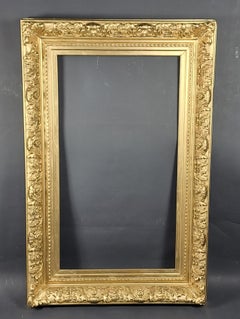 Large Napoleon III Frame In Wood And Gilded Stucco