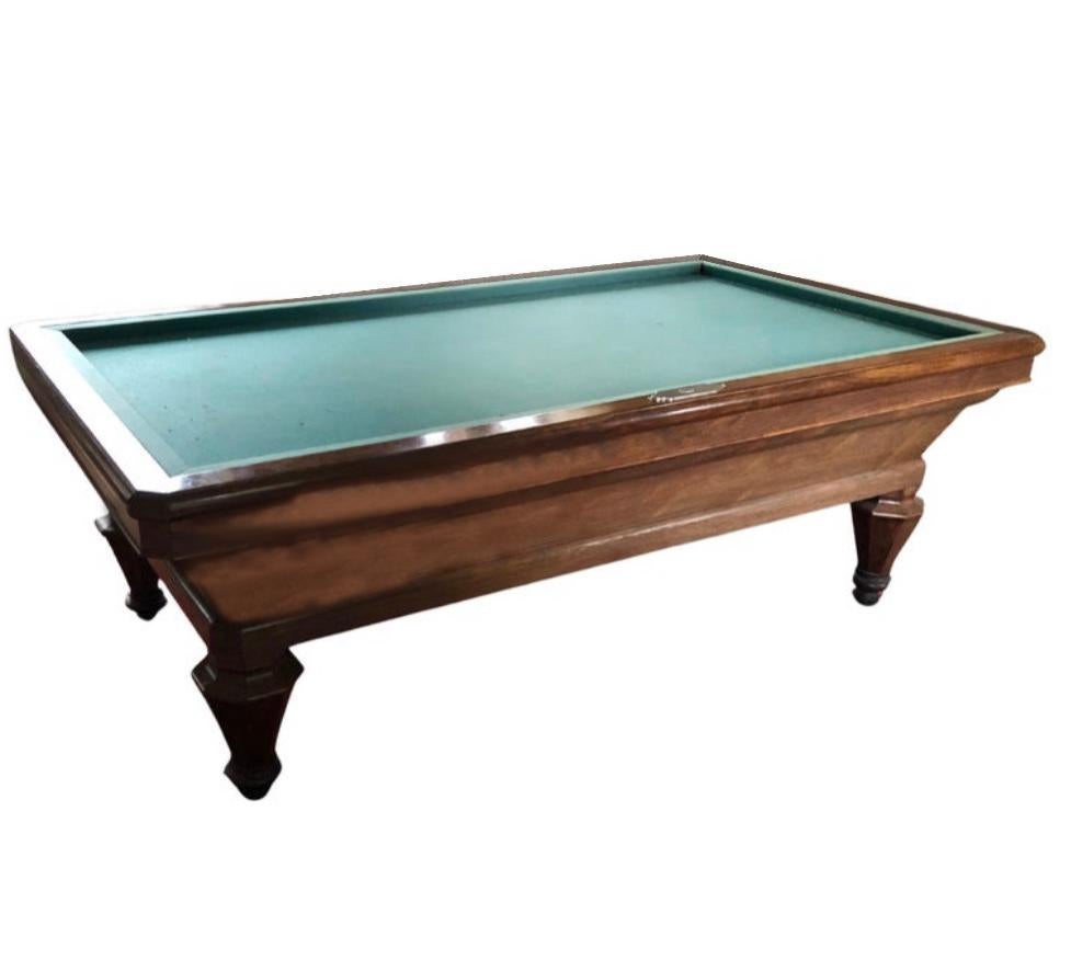 Large Napoleon III French Billiard Table Rosewood 19th Century at 1stDibs