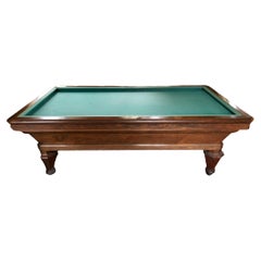 Large Napoleon III French Billiard Table Rosewood 19th Century