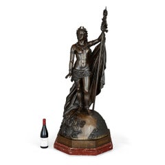 Large Napoleon III Period Bronze Sculpture by Jules Bertin