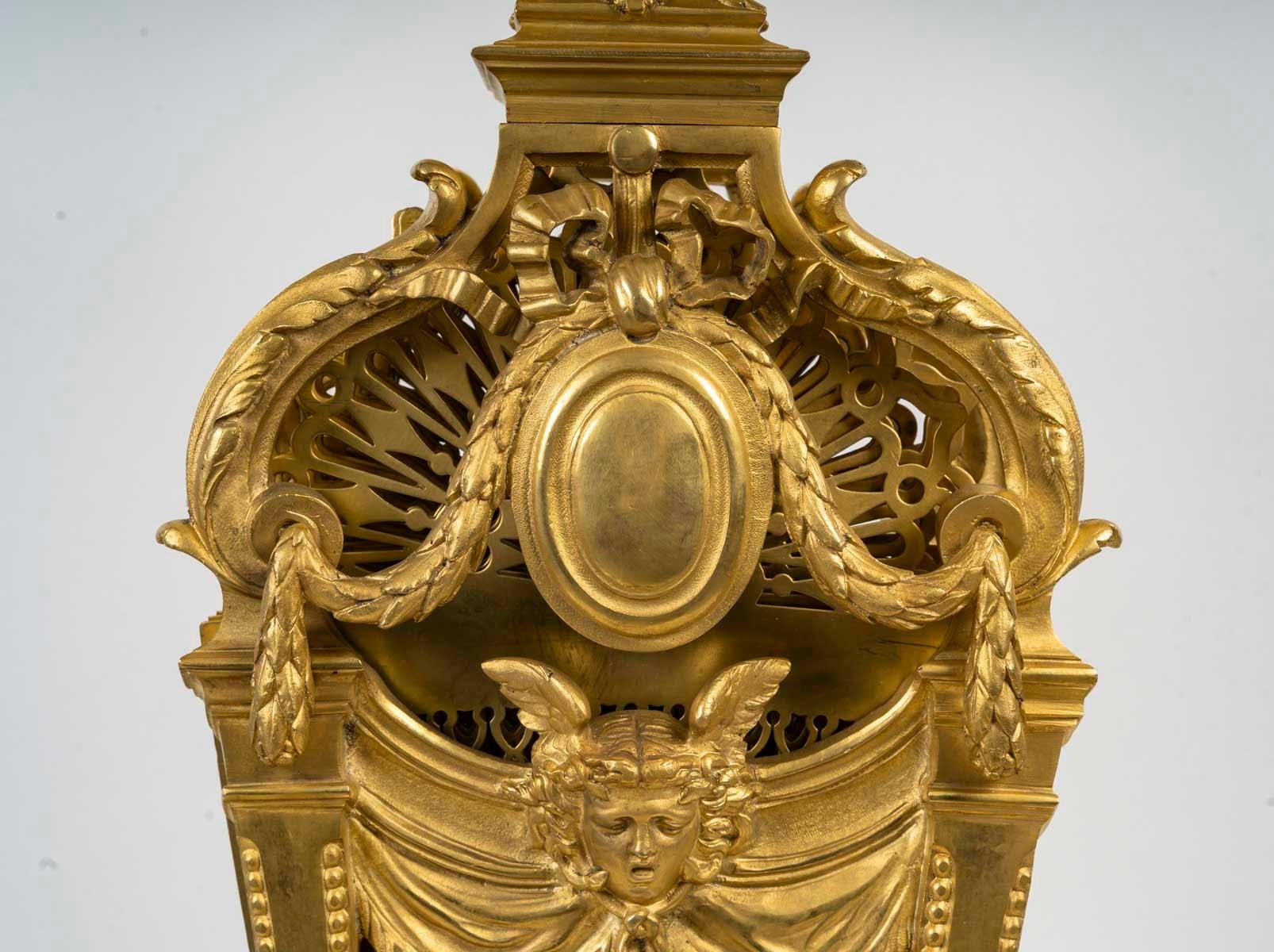Large Napoleon III Period Ormolu Fire Screen. For Sale 1