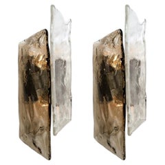 Grandes appliques Nason pour Mazzega Murano, 1970