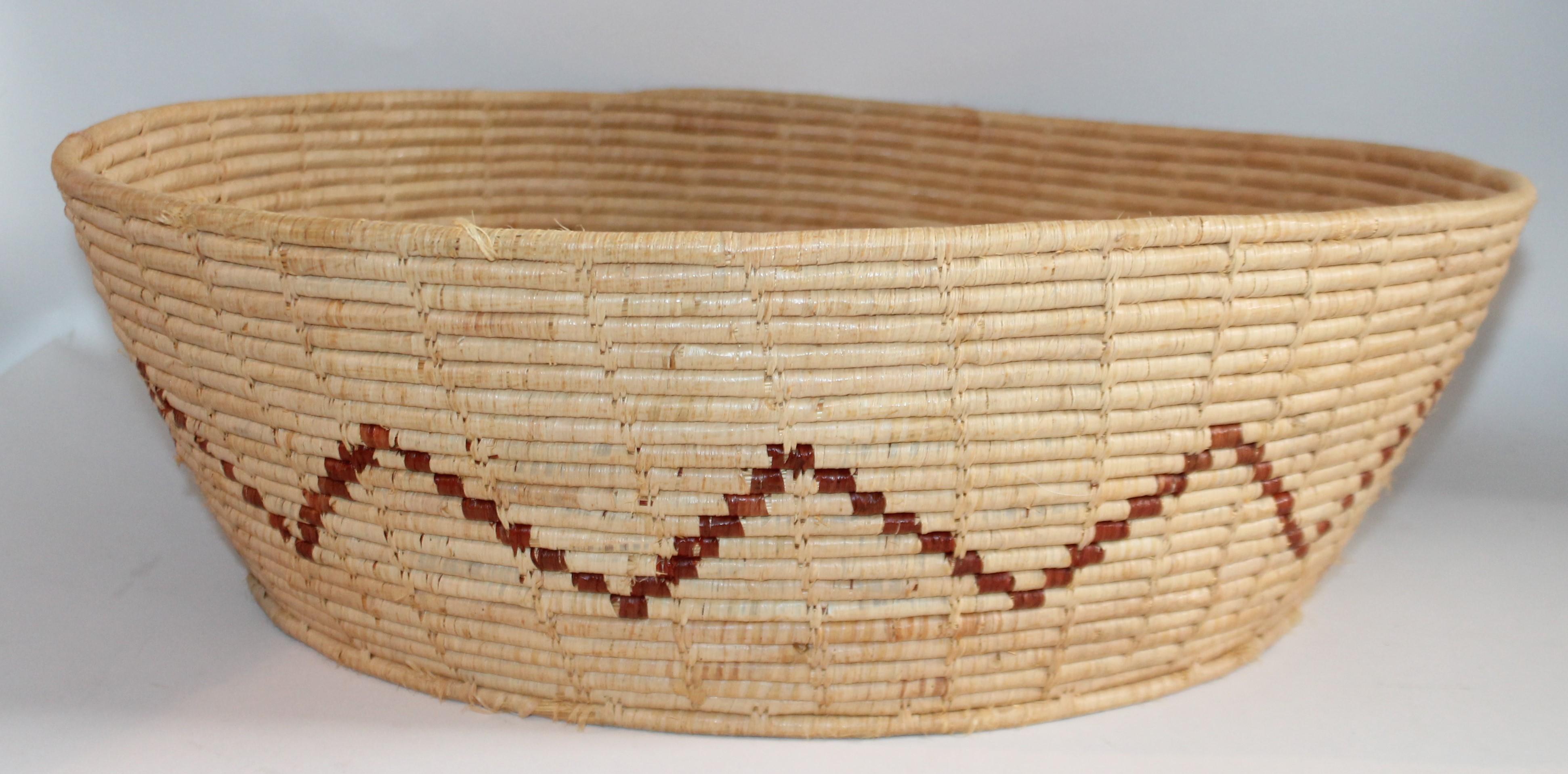 Large Native American Basket For Sale at 1stDibs