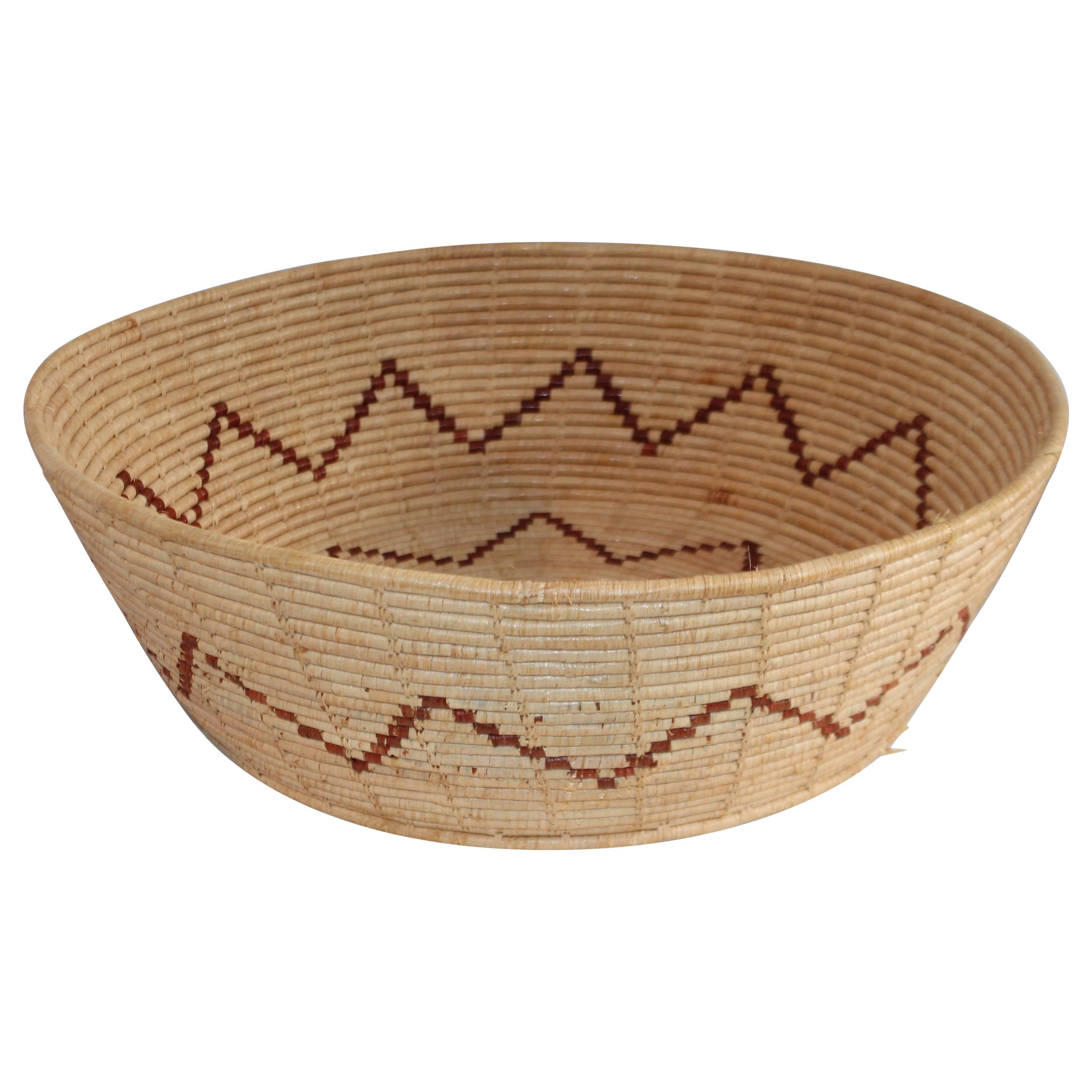Large Native American Basket
