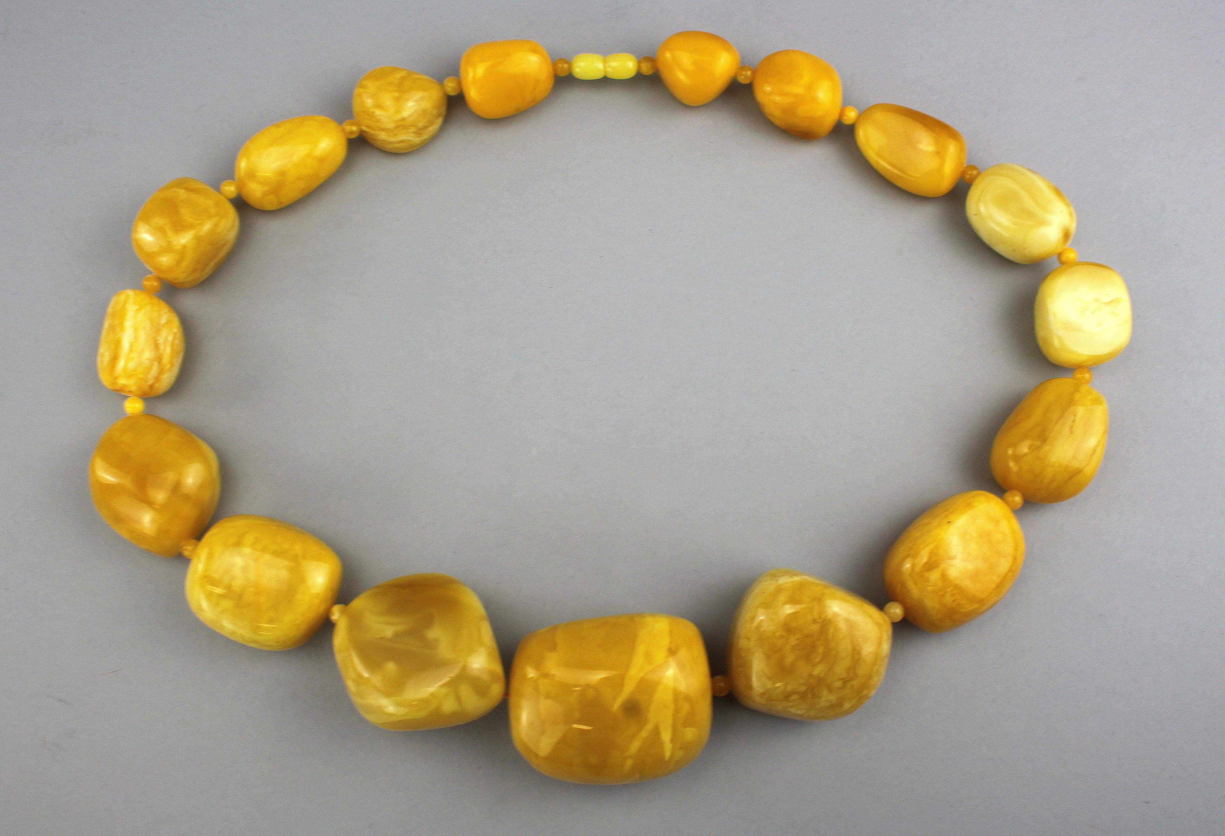 large amber necklace