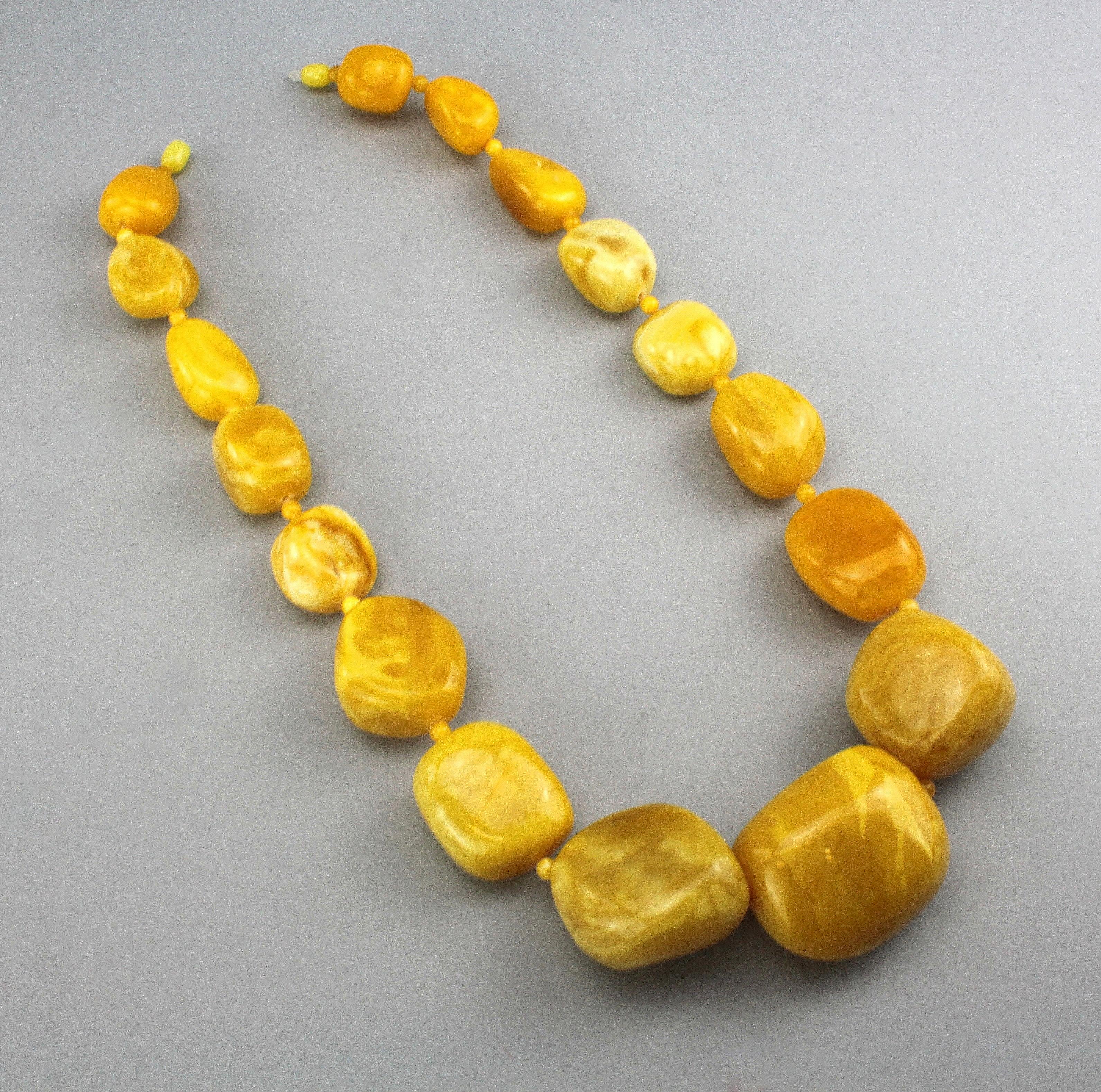 large amber necklace