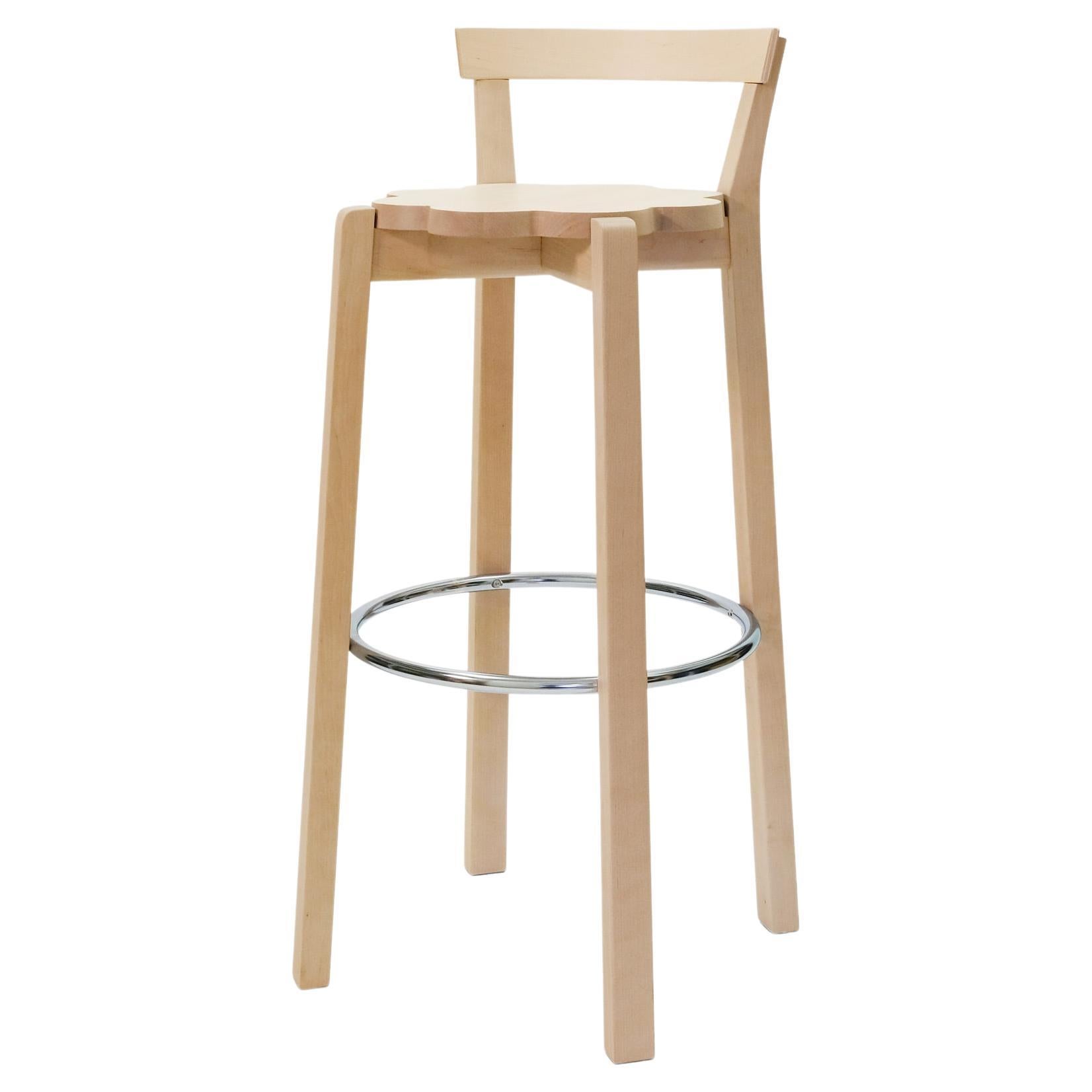 Large Natural Blossom Bar Chair by Storängen Design For Sale