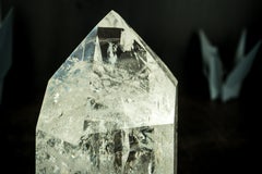 Large Natural Clear Quartz Tower with High-Grade Clear Crystal from Diamantina