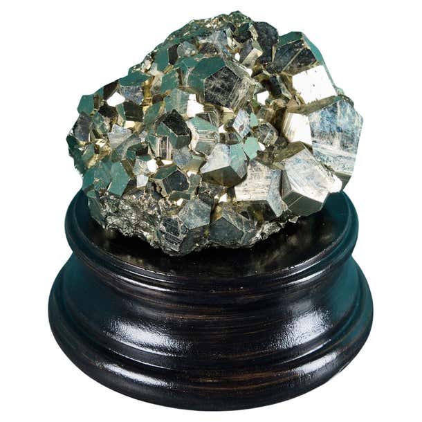 Large Natural Cubed Pyrite Specimen For Sale at 1stDibs