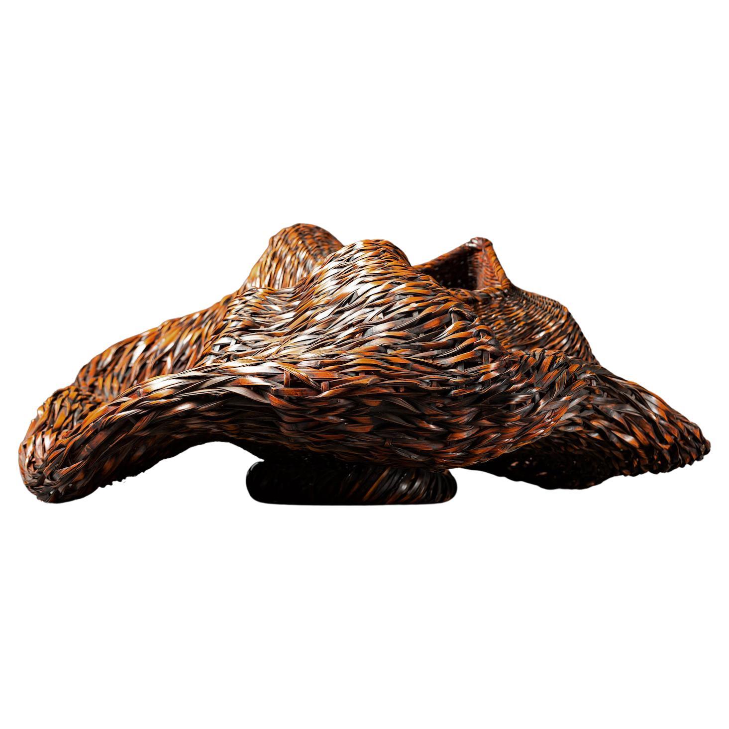 Large Natural Form Basket For Sale