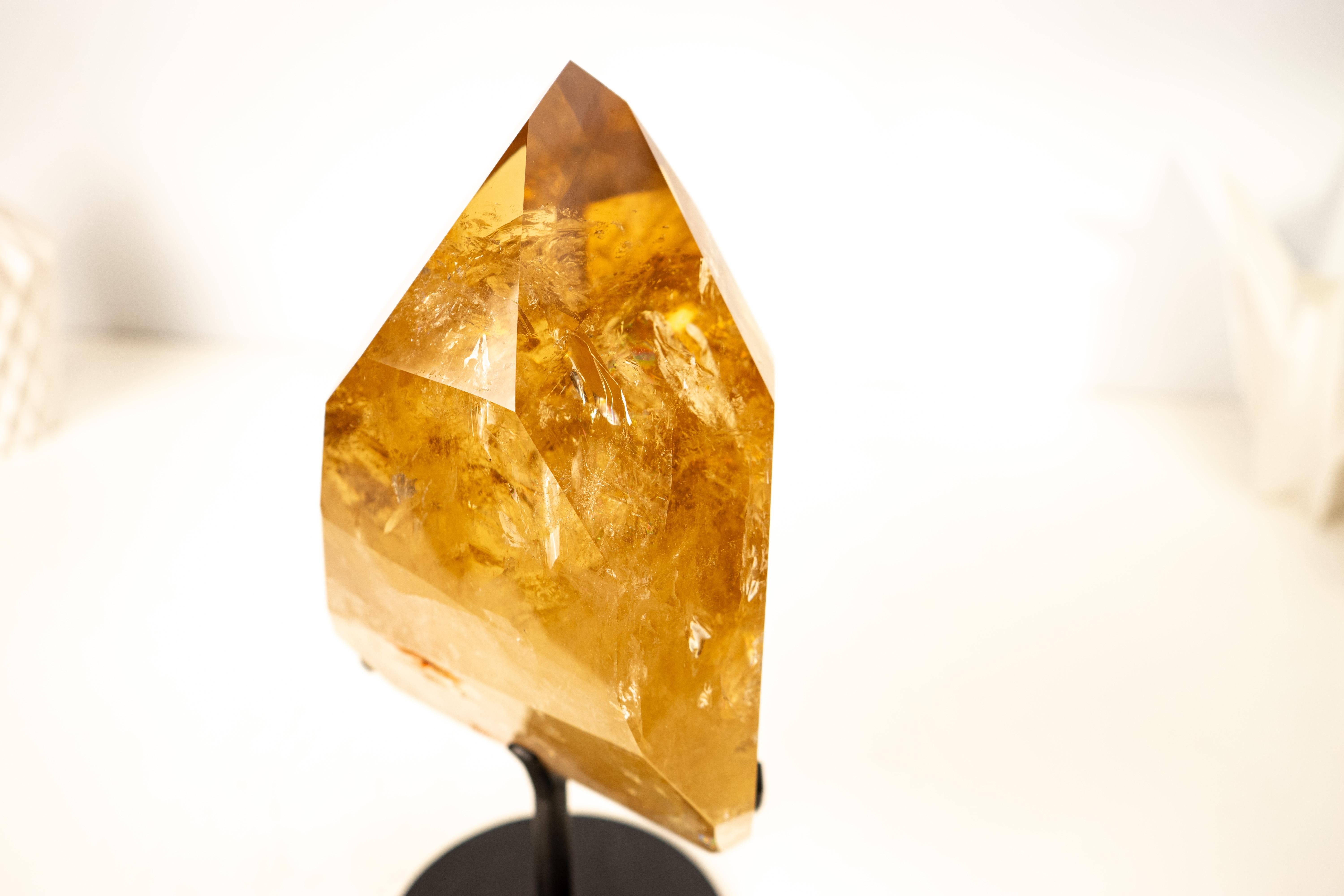 Großer natürlicher goldener Honig Citrin Kristall Punkt (21. Jahrhundert und zeitgenössisch) im Angebot