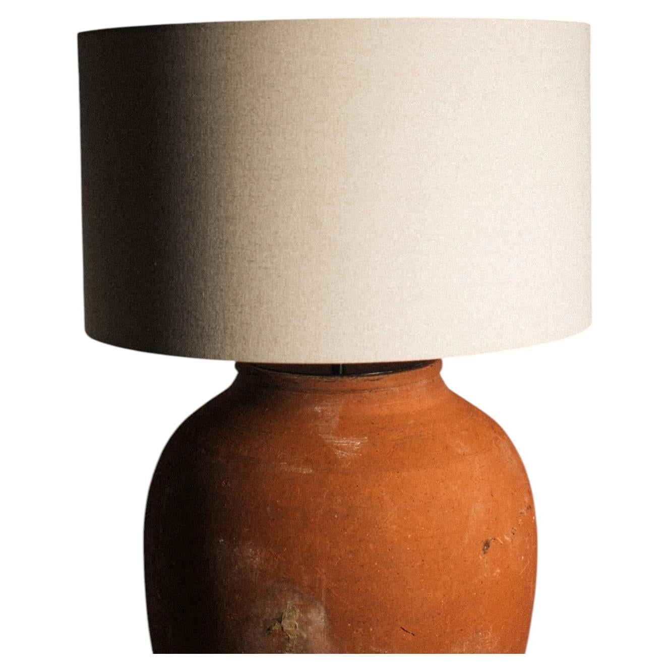 Large Natural Linen Drum Lampshade, 60cm (24inch) Wide Table Lamp Shade