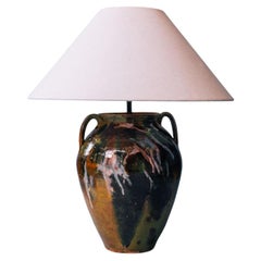Large Natural Linen Empire Lampshade