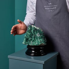 Large Natural Madagascan Green Fluorite Specimen