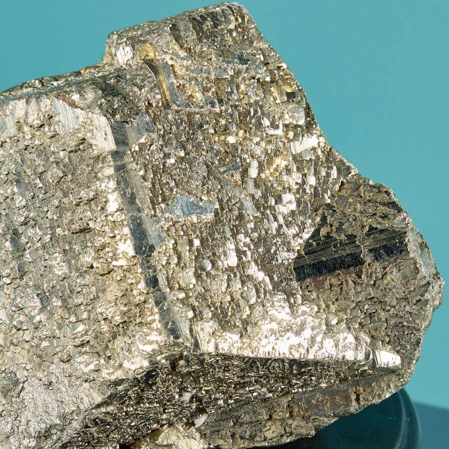 Large Natural Native Pyrite Specimen In Fair Condition For Sale In Wormelow, Herefordshire