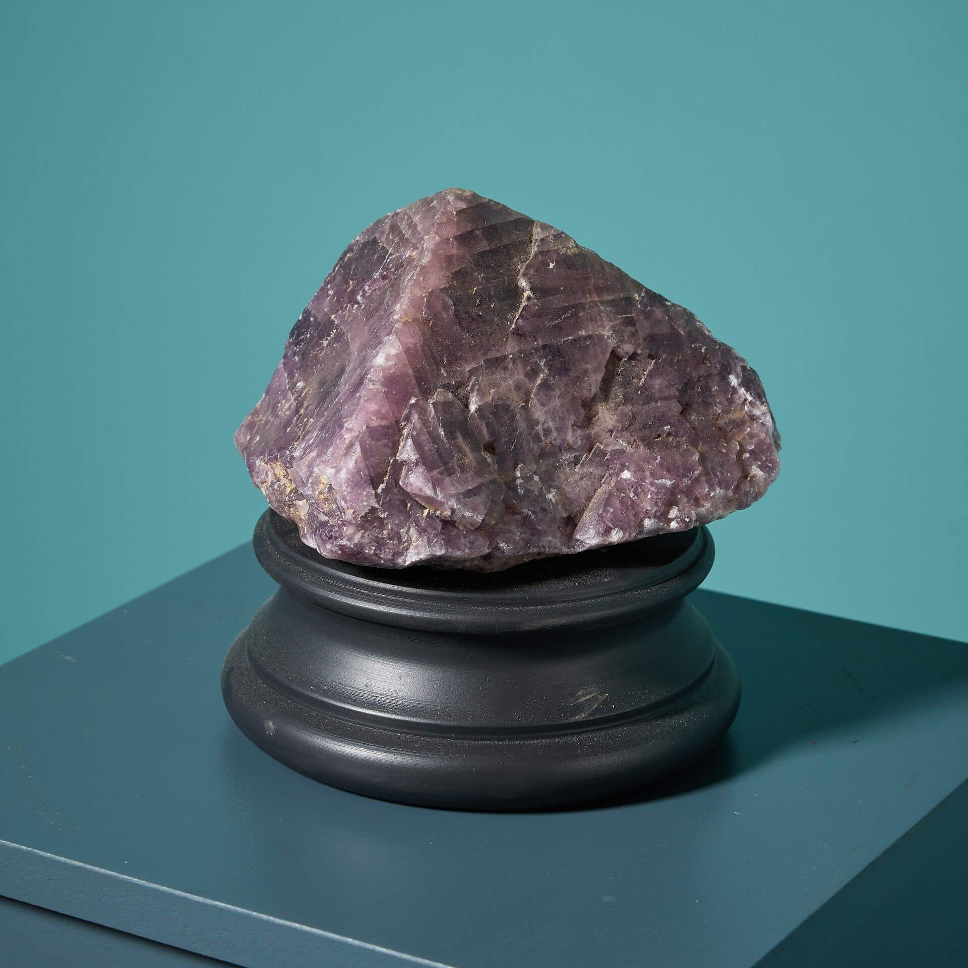 Crystal Large Natural Purple Fluorite Mineral Specimen For Sale