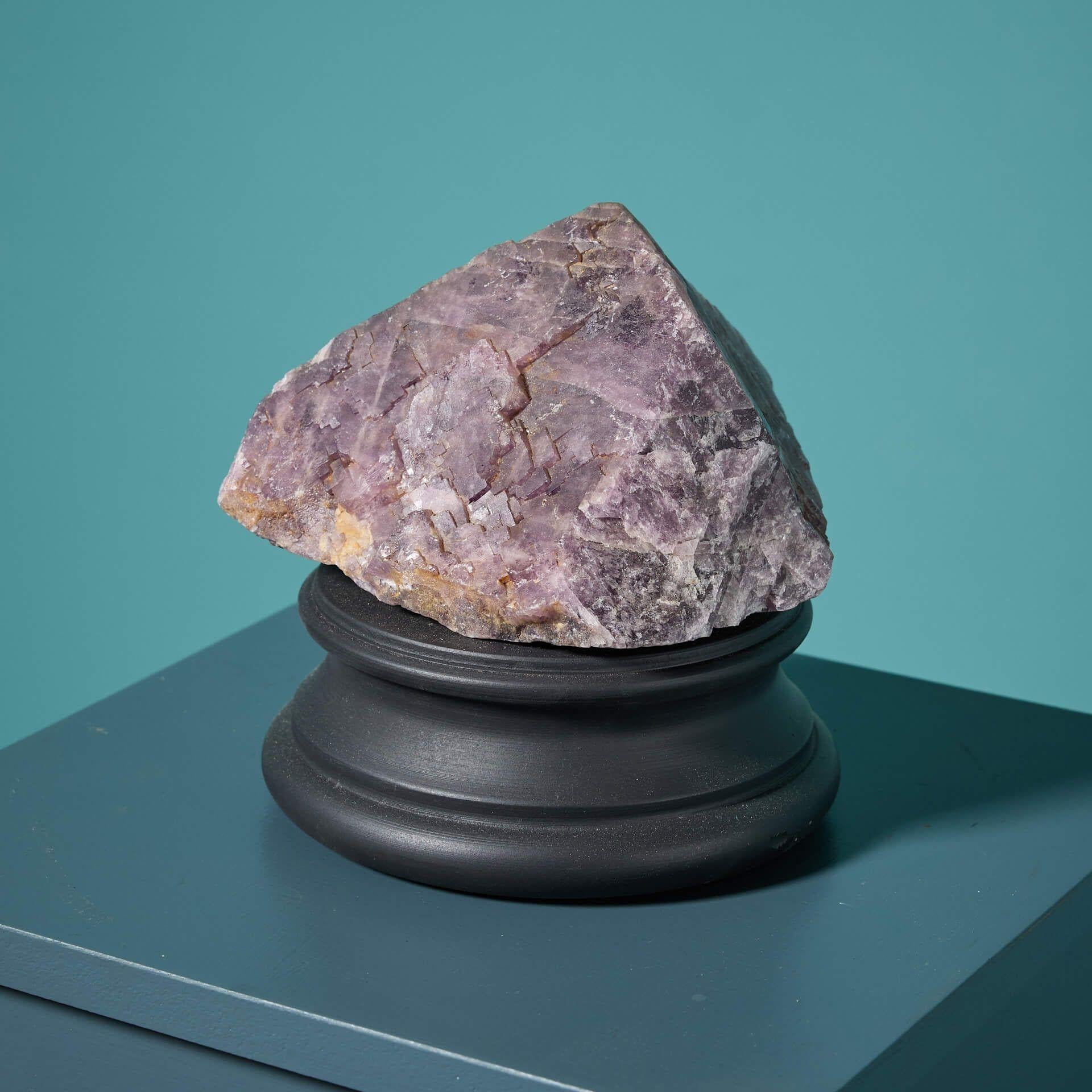 Large Natural Purple Fluorite Mineral Specimen For Sale 1