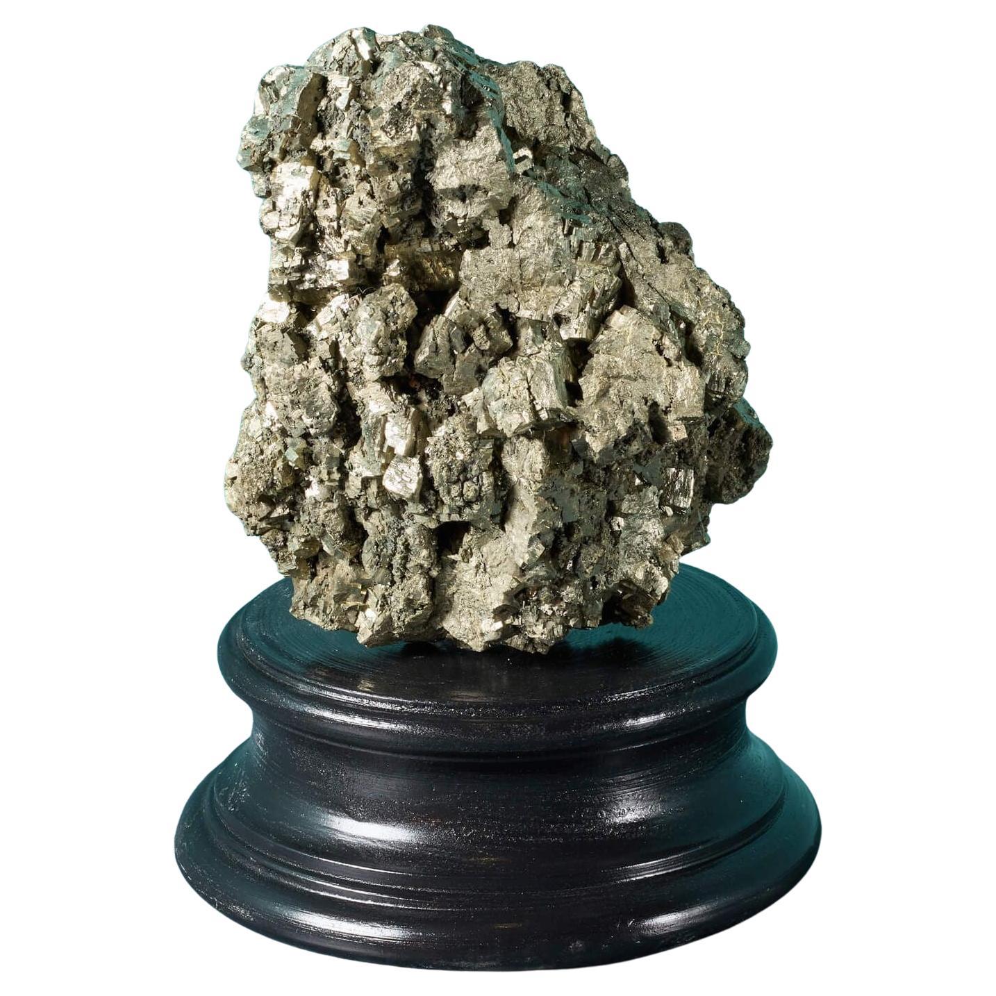 Large Natural Pyrite Specimen