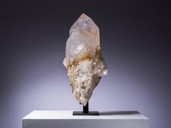 Clear White Natural Quartz Decorative object Sculpture Crystal Rock