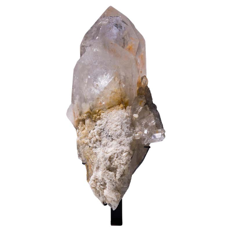 Long Crystal Rocks Rare Extra Large Natural Rock Crystal Quartz Cluster at 1stDibs | extra ...