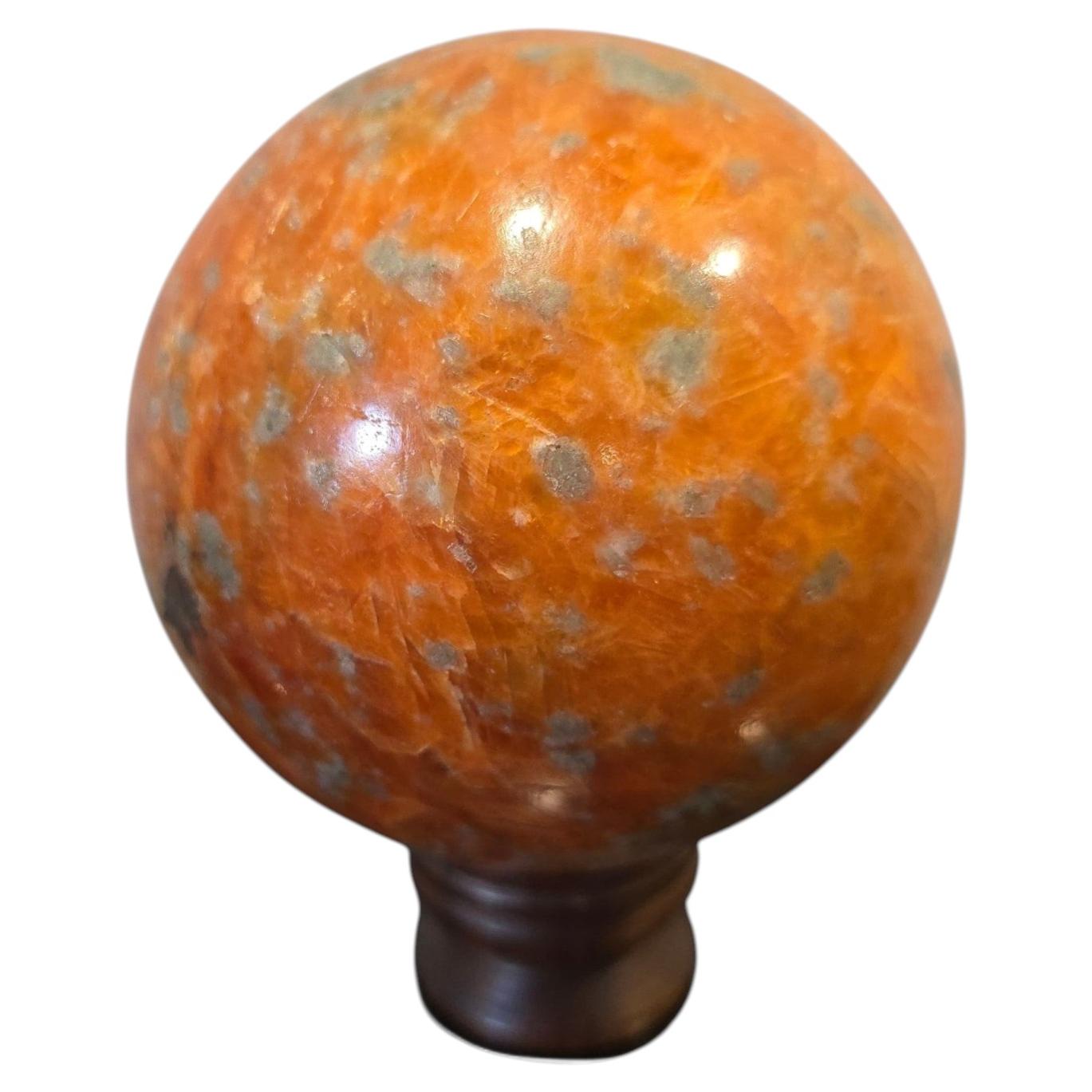 Grande sphère en cristal de quartz naturel, années 1970