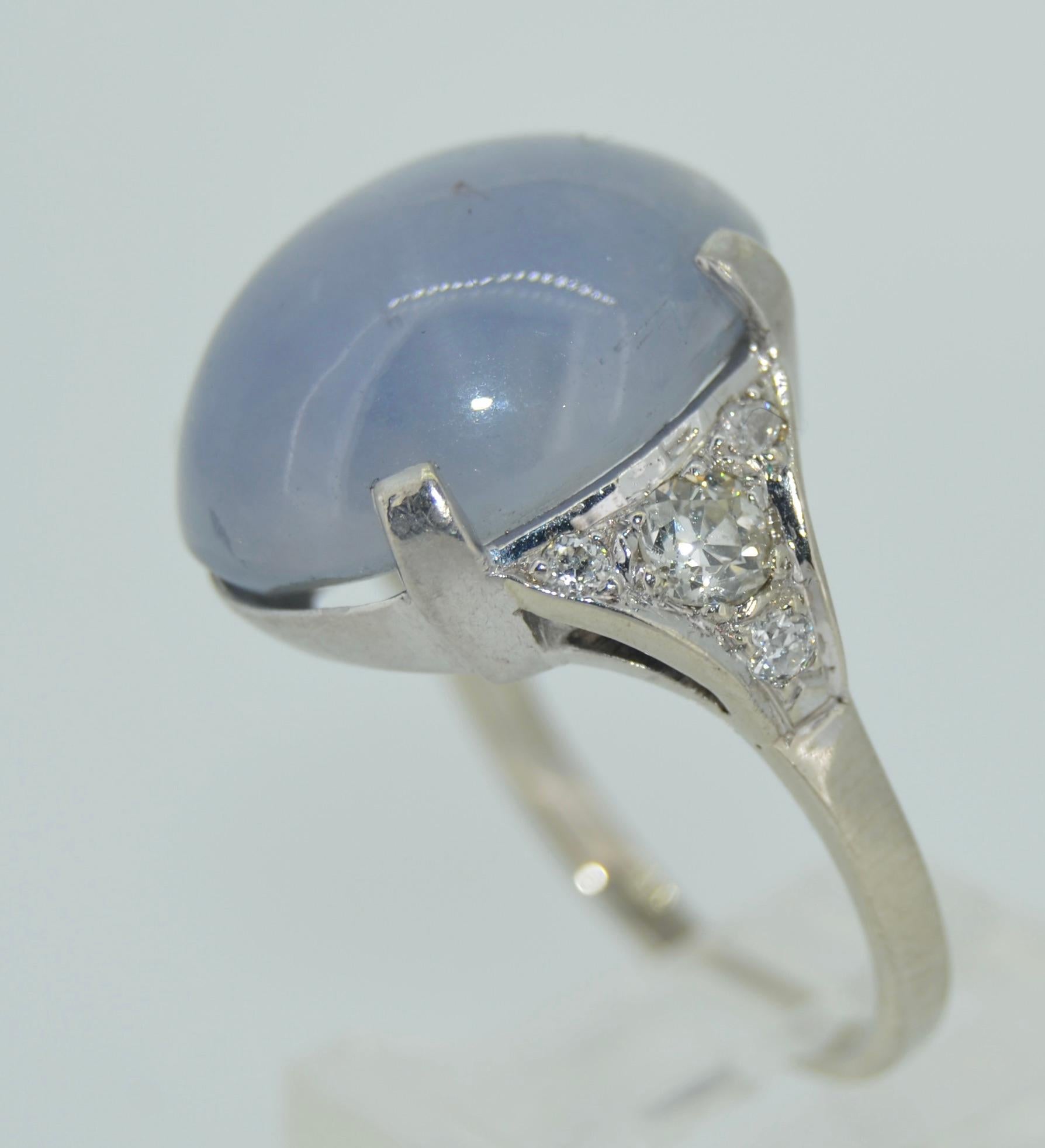 green star sapphire ring