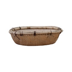 Large Natural Antique Chinese Basket