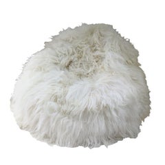 Vintage Shaggy Bean Bag Chair Cover Icelandic Sheepskin - Made in Australia