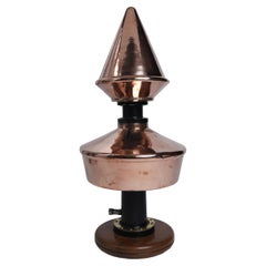 Large Nautical Copper Sculpture, Originally Part of a Ship's Antenna