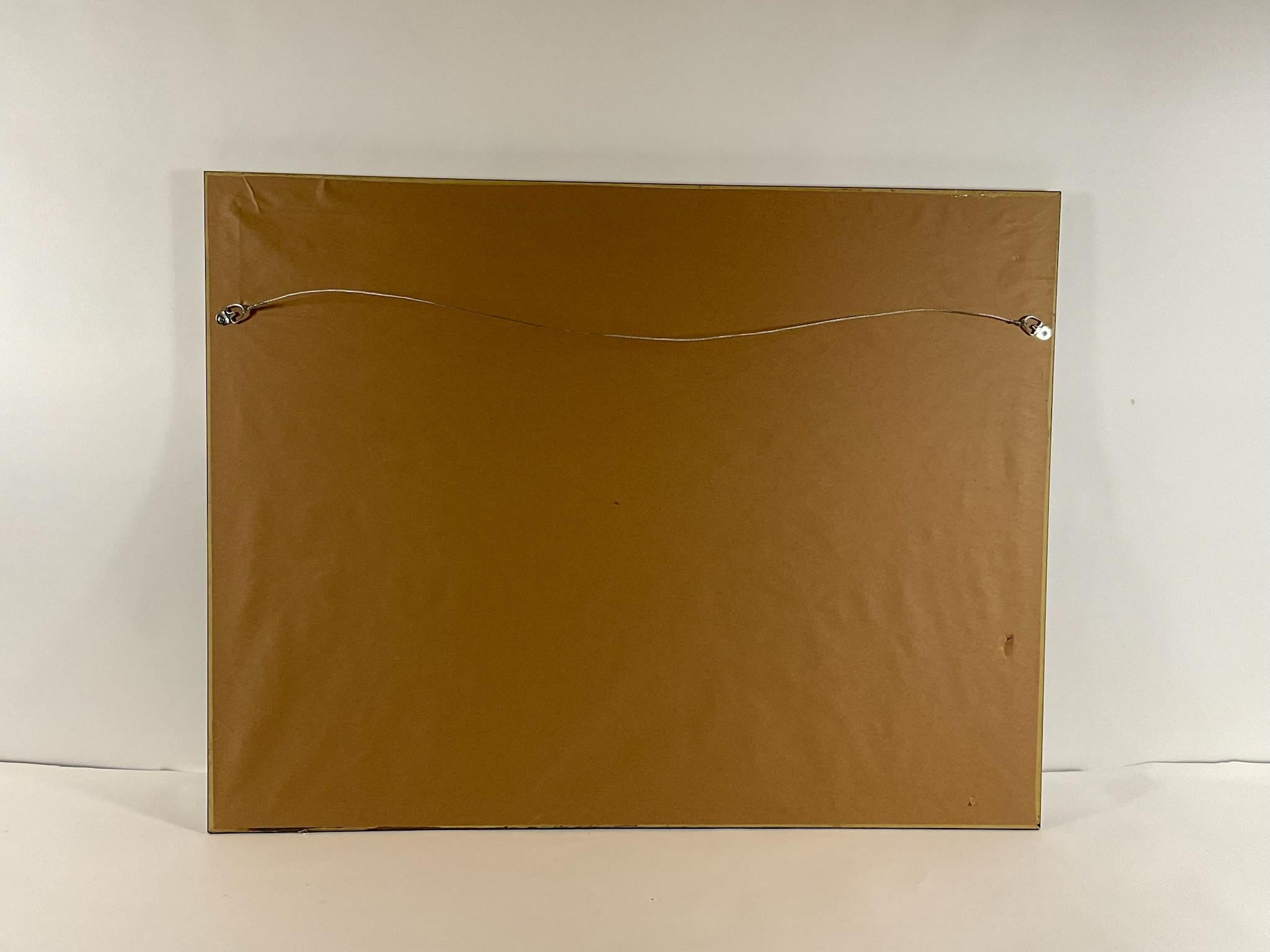 Mid-20th Century Large Nautical Signal Flag in Frame For Sale