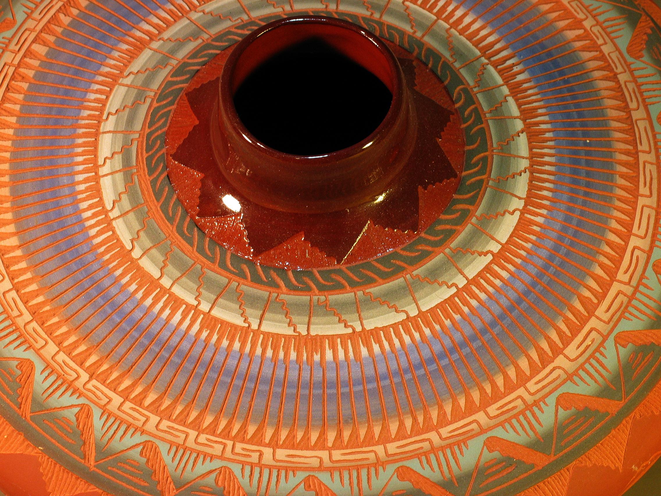 American Large Navaho Pottery Jar, 20th Century